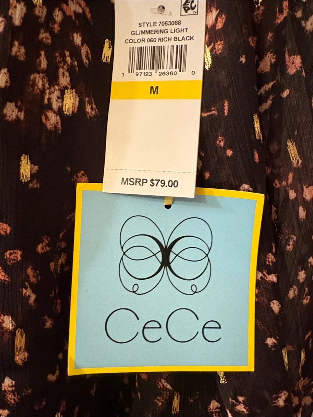 CeCe neck blouse